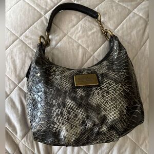 Simply Vera Vera Wang Snakeskin Embossed Hobo Shoulder Bag